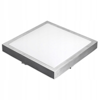 Plafon natynkowy Panel LED 18W 4000K Srebrny Solen IP44 Kwadratowy