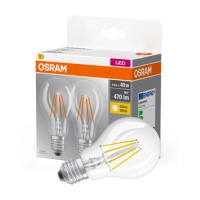2x Żarówka LED A60 E27 4W = 40W 470lm 2700K Ciepła 300° BASE Osram