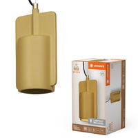 Lampa Sufitowa Wisząca Dekoracyjna E27 Zwis Złoty Decor Ledvance