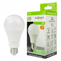 Żarówka LED A60 E27 20W 1800lm 3000K Ciepła Ecolight