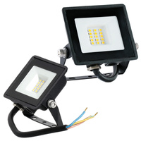 Naświetlacz LED Zewnętrzny Ogrodowy 10W 735lm 6500K Zimny 120° IP65 IK05 Czarny MH Kobi