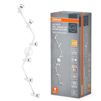 Lampa Sufitowa Oprawa Punktowa Reflektor GU10 20.4W 1380lm 2700K Ciepła 36° Biała Ściemnialna Spot Osram