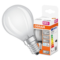 Żarówka LED P45 Kulka E14 4W = 40W 470lm 6500K Zimna 300° Retrofit Filament CLASSIC Osram