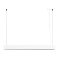 Lampa Sufitowa Wisząca Zwis G13 Żyrandol Geometryczna Biała Nowoczesna Spark Sollux