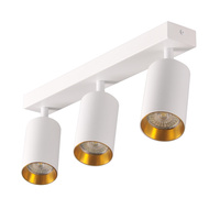 Lampa Listwa Oprawa Sufitowo-Ścienna LED 3 x GU10 MARIBEL Biały GOLDLUX (Polux)