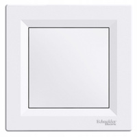 Zaślepka Biała z Ramką SCHNEIDER ASFORA