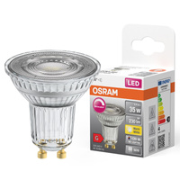 Żarówka LED PAR16 Reflektor GU10 3.4W = 35W 230lm 2700K Ciepła CRI90 36° Ściemnialna SUPERSTAR Osram