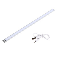 Lampka Podszafkowa LED Listwa Meblowa 3W 4500K 60cm z Czujnikiem Ruchu Srebrna