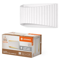 Lampa Ścienna Dekoracyjna Kinkiet Oprawa Natynkowa E27 Biały Decor Ledvance