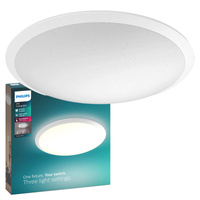 Plafon LED Lampa Sufitowa Natynkowa 18W 4000K Biała 35cm PHILIPS CAVANAL 40K 