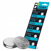 Baterie Litowe Guzikowe Videx CR1216 3V Blister 5szt