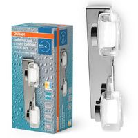 Lampa Sufitowa Oprawa Natynkowa Punktowa 11W 700lm 3000-4000K Neutralna 115° Chrom IP44 Orbis Flame Osram