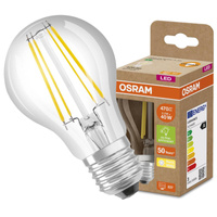 Żarówka LED A60 E27 2.2W = 40W 470lm 3000K Ciepła 320° Filament CLASSIC ENERGY EFFICIENCY Osram