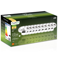 10x Żarówka LED G53 Reflektor AR111 15W = 100W 1521lm 3000K Ciepła 24° 12V Srebrna LUMILED