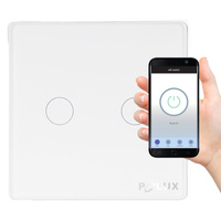 WYŁĄCZNIK Dotykowy Dwubiegunowy WIFI Smart max 2x 800W 230V Tuya GOLDLUX (Polux)