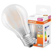 Żarówka LED A60 E27 4W = 40W 470lm 2700K Ciepła 300° Retrofit Filament CLASSIC Osram