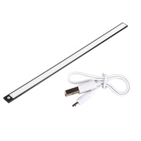 Lampka Podszafkowa LED Listwa Meblowa 3W 4500K 50cm z Czujnikiem Ruchu Czarna