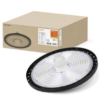 Lampa LED Oprawa Przemysłowa 190W 27000lm 4000K Neutralna z Czujnikiem Ruchu Zmierzchu Czarny IP65 IK08 High Bay Gen 4 Ledvance
