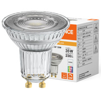 Żarówka LED GU10 3,4W = 35W 230lm 4000K Neutralna 36° CRI97 ŚCIEMNIALNA LEDVANCE