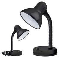 Lampka Biurkowa Oprawa Stołowa Regulowana E27 Czarna Śmieszek Kobi