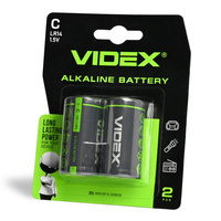 Baterie Alkaiczne Videx LR14 C 1.5V Blister 2szt