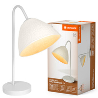 Lampa Stołowa Oprawa Biurkowa Stojąca Dekoracyjna E14 Biały USB-C Decor Ledvance