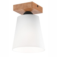 Lampa Sufitowa LULA E27 Biała Dębowa LM-1.200 Lamkur