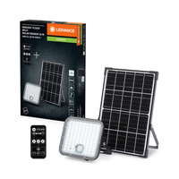 Naświetlacz Solarny Reflektor LED Lampa Zewnętrzny 30W 4500lm 4000K IP65 Czarny Z Czujnikiem Ruchu i Zmierzchu Endura Ledvance