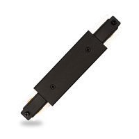 Łącznik Prosty z Zasilaniem Czarny do Szynoprzewodów Szyn Jednofazowych LUMILED