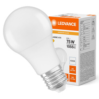Żarówka LED A60 E27 9W = 75W 1055lm 4000K Neutralna Biała LEDVANCE