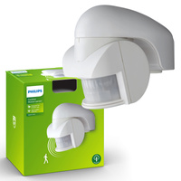 Czujnik Ruchu i Zmierzchu PIR IP44 Biały Virginia Philips