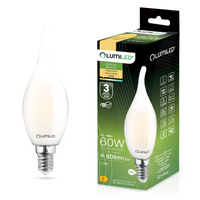 Żarówka LED E14 Świeczka BA35 7W = 60W 806lm 3000K Ciepła 360° LUMILED