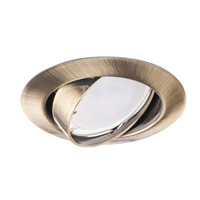 Oprawa LED Lampa Podtynkowa Punktowa Regulowana GU10 Patynowa Tribis Kanlux