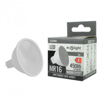Żarówka LED Reflektor MR16 GU5.3 5W 400lm 4000K Neutralna 12V Ecolight