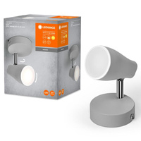 Lampa Sufitowa LED Reflektor Regulowany Punktowy 4.3W 210lm 3000K Ciepła Szary Spot Ledvance