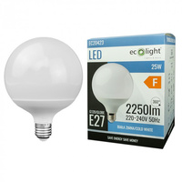 Żarówka LED Kula G120 E27 25W 2250lm 6500K Zimna Ecolight