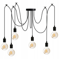 Lampa wisząca sufitowa ARANE PAJĄK 6 ramion do LED 6x E27 LUMILED