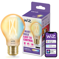 Żarówka LED E27 A60 7W = 50W 640lm 2000-5000K TW FILAMENT Bursztynowa Inteligentna SMART WiFi Bluetooth Aplikacja WiZ