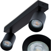 Lampa Sufitowa Plafon SPOT TUBA Reflektor Oprawa Halogenowa Skośna 2x GU10 TABULA LUMILED