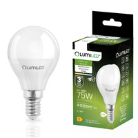 Żarówka LED E14 Kulka P45 10W = 75W 1100lm 4000K Neutralna 180° LUMILED