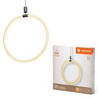 Lampa Sufitowa Wisząca Dekoracyjna LED 18W 2000lm 3000K Ciepła Ściemnialna Zwis Szary Decor Ledvance