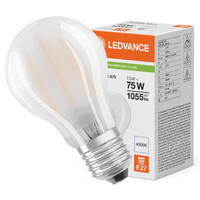 Żarówka LED A60 E27 7.5W = 75W 1055lm 4000K Neutralna Biała FILAMENT LEDVANCE