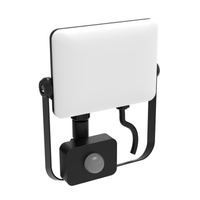 Naświetlacz LED 30W 2700lm 4000K Neutralna 120° z Czujnikiem Ruchu i Zmierzchu Czarny IP65 Milky Sanico Goldlux