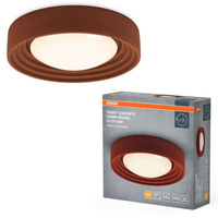Plafon LED Lampa Sufitowa Natynkowa 18W 1500lm 3000K Ciepła 116° Brązowa Ściemnialna Orbis Concrete Osram