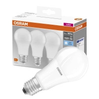 3x Żarówka LED A60 E27 13W = 100W 1521lm 4000K Neutralna 180° BASE Osram