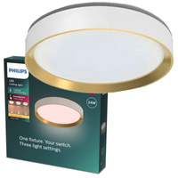 Lampa Sufitowa Plafon LED 24W 2700lm 2700K SceneSwitch Biała Hanno Philips