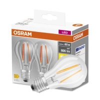 2x Żarówka LED A60 E27 6.5W = 60W 806lm 2700K Ciepła 300° BASE Osram