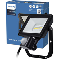 Naświetlacz LED 20W 1800lm 3000K IP65 Czarny z Czujnikiem Ruchu i Zmierzchu ProjectLine Floodlight PHILIPS