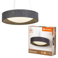 Lampa Wisząca LED 28W 3000K Oprawa Oświetleniowa Dekoracyjna Filc Szara LEDVANCE