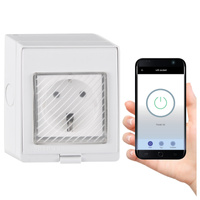 Inteligentne Gniazdo Natynkowe Zewnętrzne Wifi SMART Tuya IP55 16A